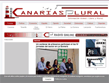 Tablet Screenshot of canariasplural.com